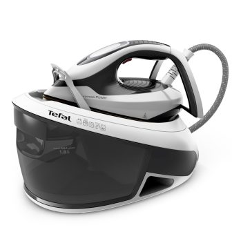 Tefal Express Power SV8130 2800 W 1.8 L Durilium AirGlide Piastra Autoclean Nero Bianco
