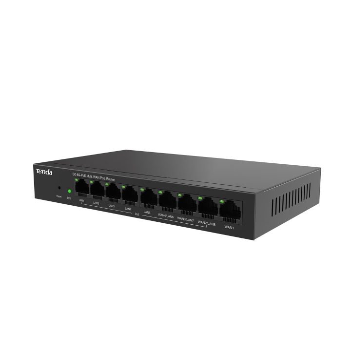 Tenda G0-8G-PoE router cablato Gigabit Ethernet nero