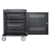 Manhattan Laptop Charging Cart/Trolley via AC Adapter (EU) 32-bay Install device's AC Adapter (power cables) into unit Suitable