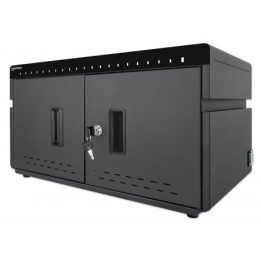 Manhattan iPad to 11 20-bay Charging Cabinet Desktop via USB-C Also other tablets and smartphones (with device to USB-C cable) B