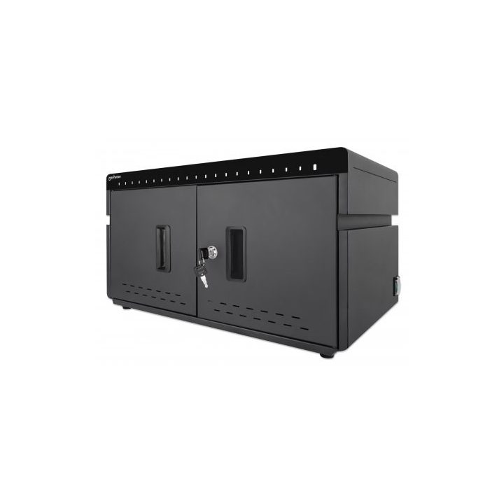 Manhattan iPad to 11 20-bay Charging Cabinet Desktop via USB-C Also other tablets and smartphones (with device to USB-C cable) B