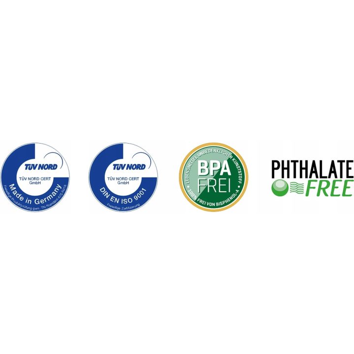 ROTPUNKT Thermos a doppia parete 0.500 L nero/blu martin pescatore