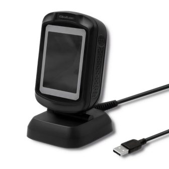 Qoltec 50864 Scanner QR & codici a barre da tavolo | USB