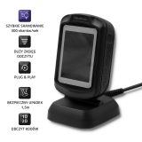 Qoltec 50864 Scanner QR & codici a barre da tavolo | USB