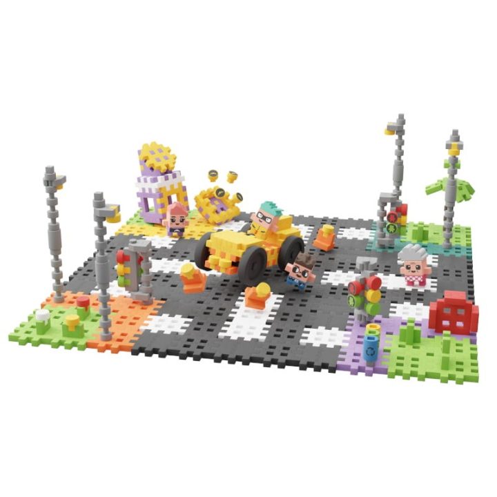 Marioinex Mini Waffle Building Blocks – City: Street 280 pieces