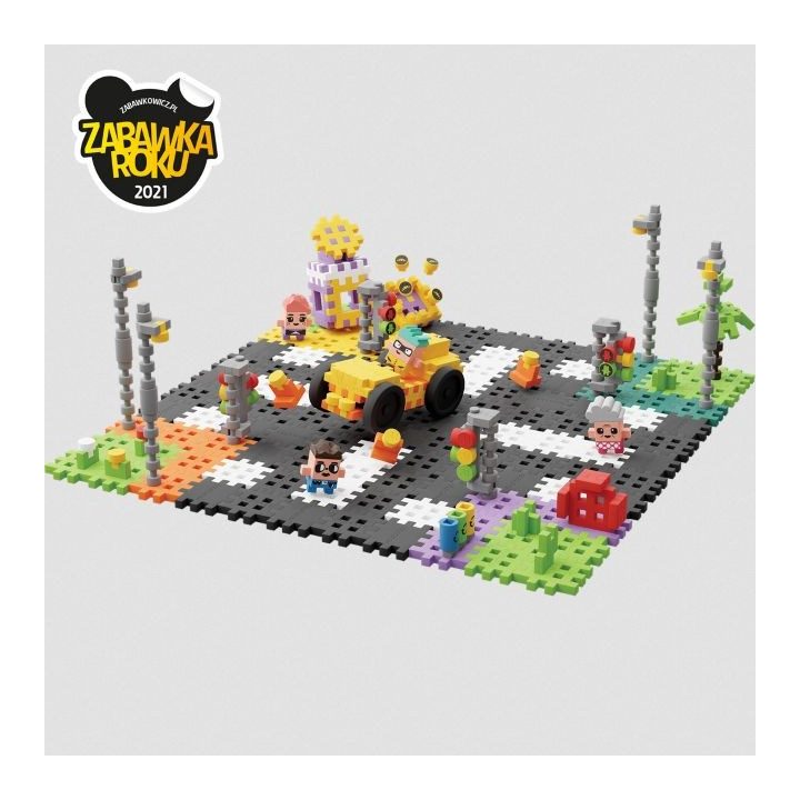 Marioinex Mini Waffle Building Blocks – City: Street 280 pieces