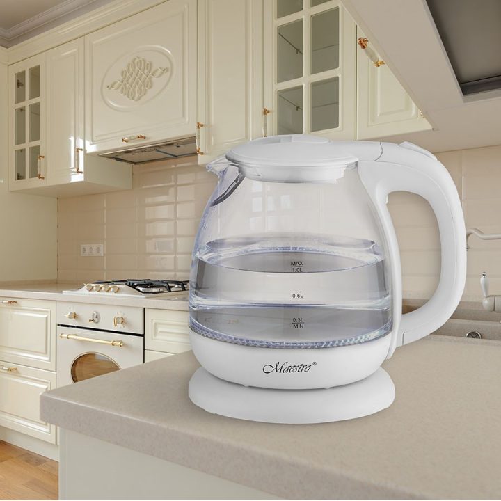 MAESTRO MR-055 electric kettle 1 L 1100 W (MR-055-WHITE) White