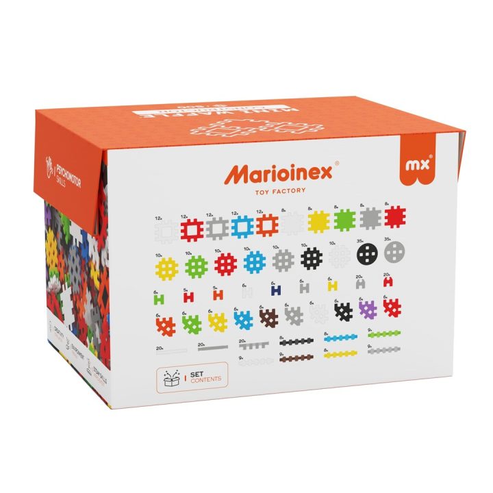 MARIOINEX Mini Waffle Building Blocks Constructor 500 pieces