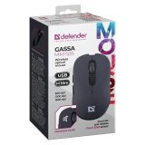 MOUSE DEFENDER GASSA MM-105 RF SILENZIOSO NERO