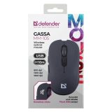 MOUSE DEFENDER GASSA MM-105 RF SILENZIOSO NERO