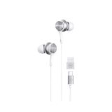 Cuffie con filo Maxell XC1 USB-C con adattatore USB-A bianche