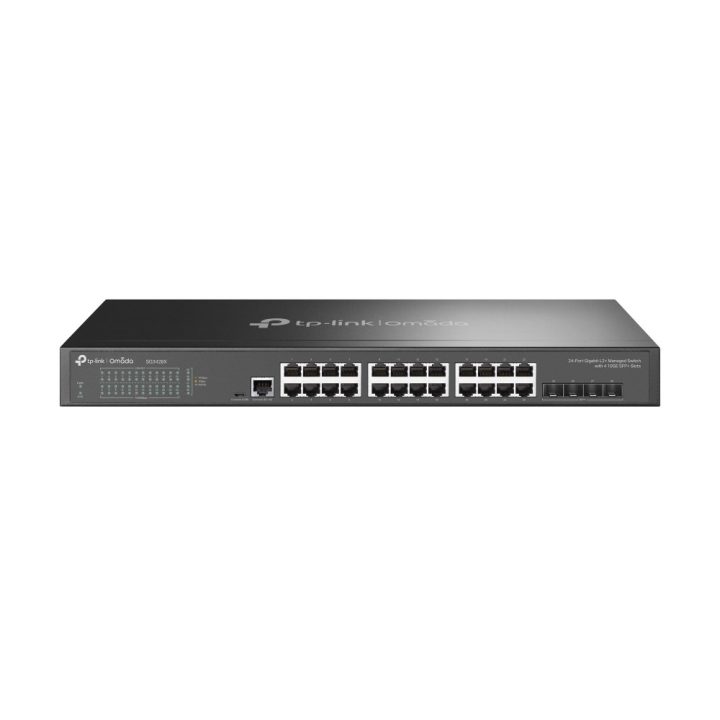 TP-Link Switch gestito Omada 24 porte Gigabit L2+ con 4 10GE SFP+ slot