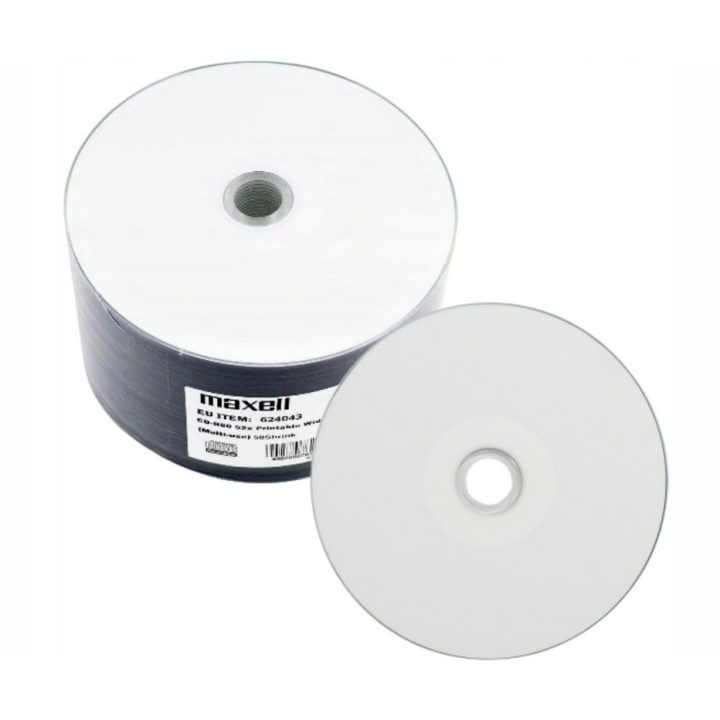 MAXELL CD-R 700MB 50 pcs. 52x80 min spindel CD-R for printing