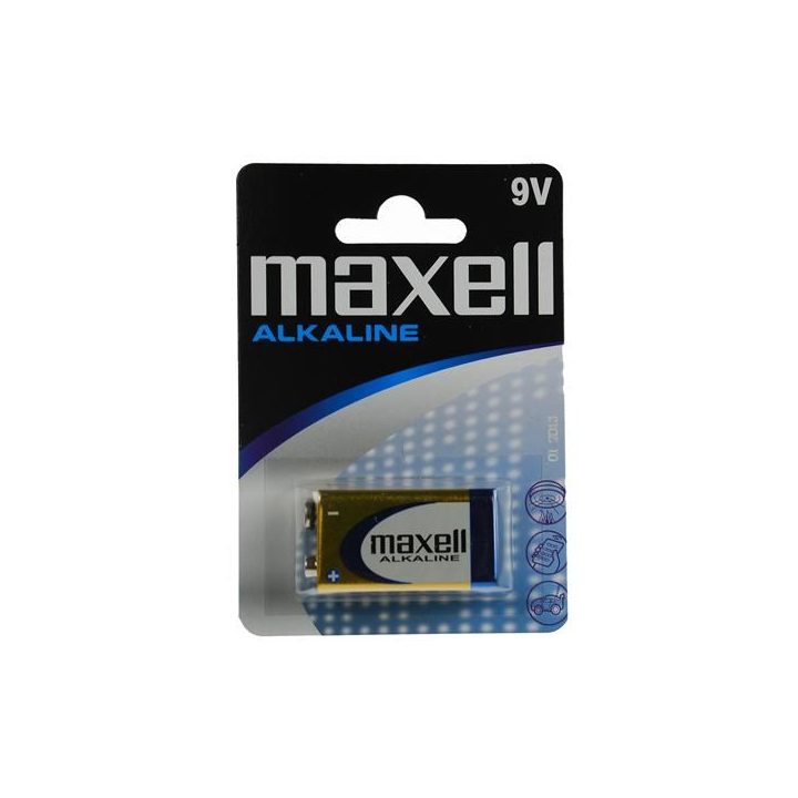 MAXELL battery Alkaline 9V 6LR61 1 pcs.