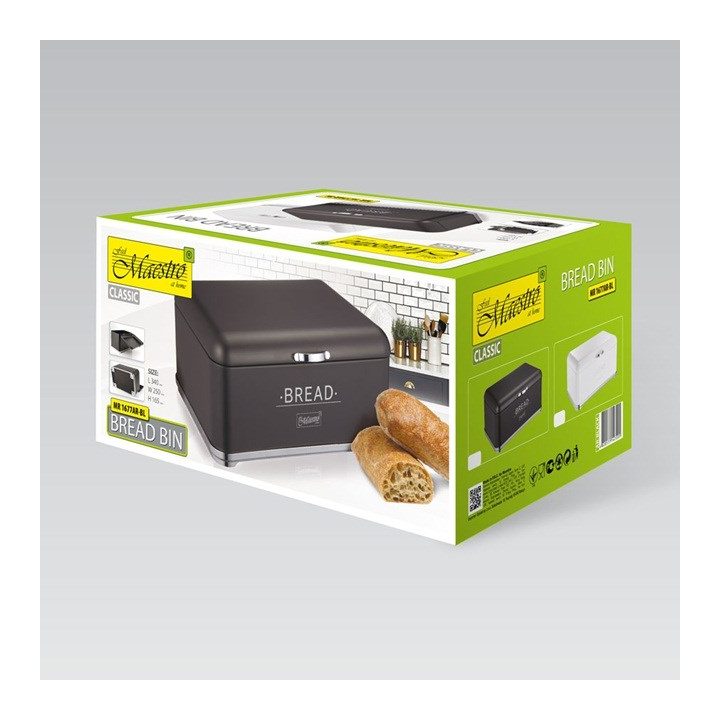 Maestro MR-1677-AR-BL Bread Loaf Black