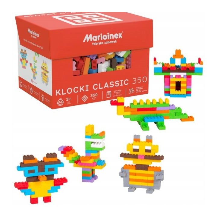 Marioinex Mini Waffle Building Blocks Classic 350 pieces