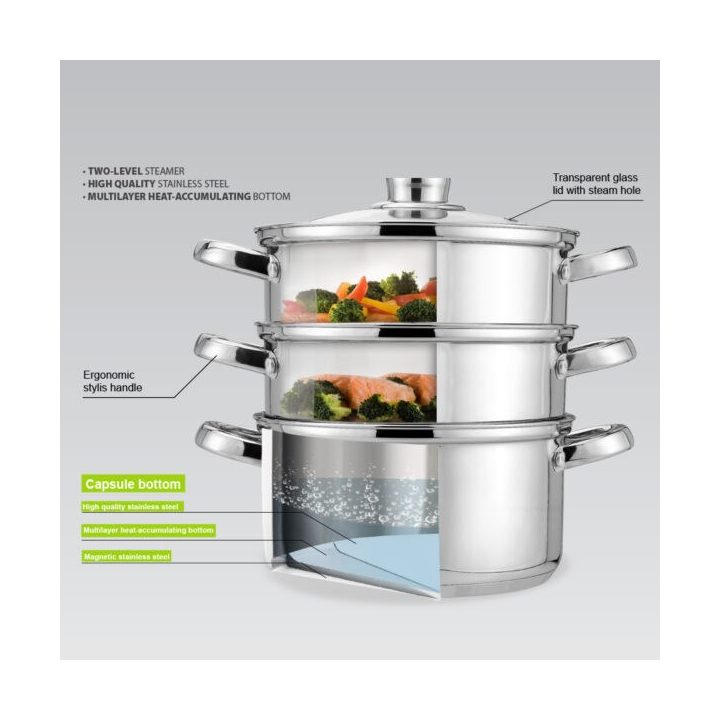 Steamer pot MAESTRO MR-2900-24 24 cm 5 0L