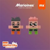 Marioinex Mini Waffle Building Blocks – City: Refuse Collection Truck 148 pieces