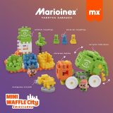 Marioinex Mini Waffle Building Blocks – City: Refuse Collection Truck 148 pieces