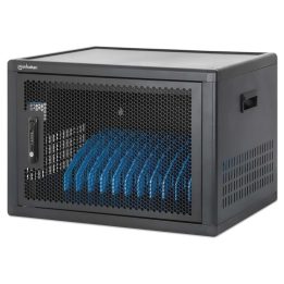 Manhattan Laptop Charging Cabinet Desktop (or trolley) via USB-C 65W 16 12-bay Suitable for USB-C laptops (to 16 ) iPads MacBook