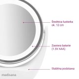 Medisana 2-in-1 cosmetic mirror CM 835