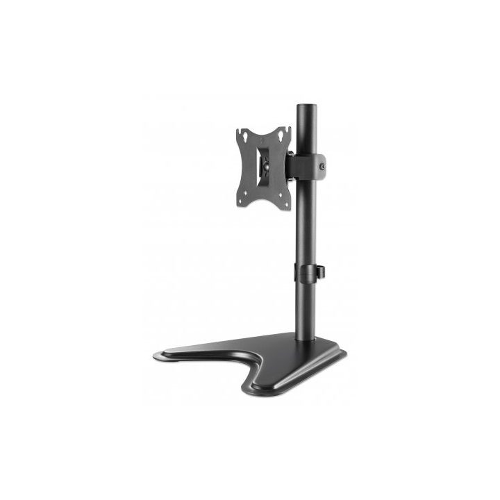 Manhattan Desk Mount for TV & Monitors Stand Assembly Tilt/Swivel/Rotation For screens 10 to 27 VESA compatibility: 75x75 and 10