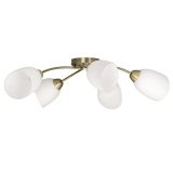 Lampada a sospensione plafoniera classica Activejet BENITA Patina 5xE27 per soggiorno