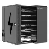 Manhattan Laptop Charging Cabinet Desktop via USB-C 16 7-bay via USB-C 65W Suitable for USB-C laptops (to 16 ) iPads MacBooks Ch