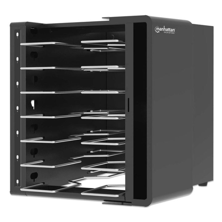Manhattan Laptop Charging Cabinet Desktop via USB-C 16 7-bay via USB-C 65W Suitable for USB-C laptops (to 16 ) iPads MacBooks Ch