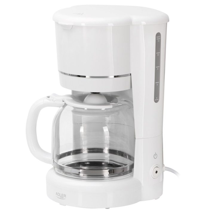 Adler AD 4383w Drip caffettiera per caffè macinato 1.5 L bianca