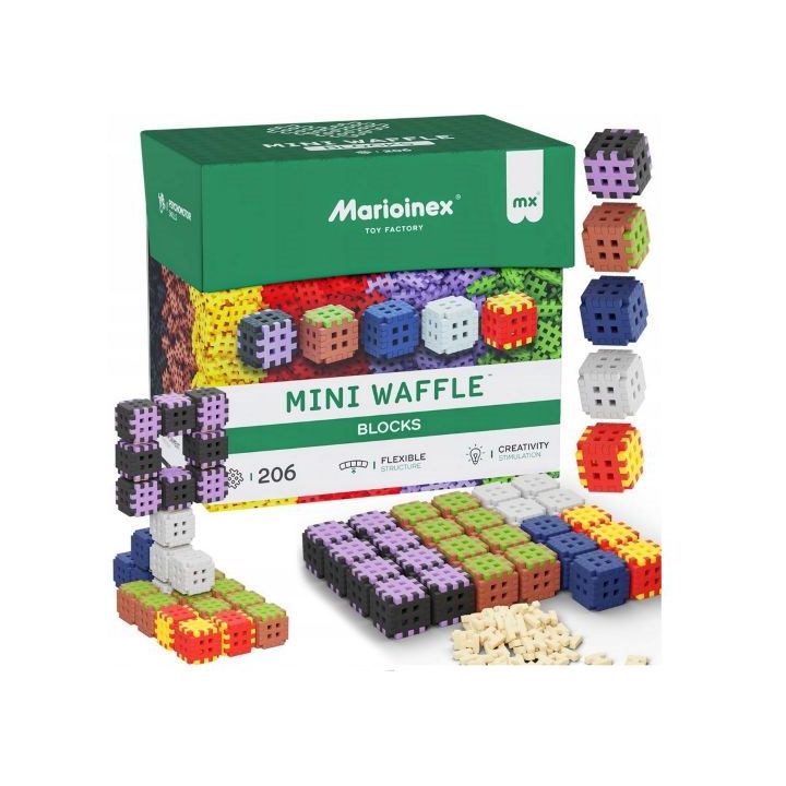 Marioinex Mini Waffle building blocks 206 pieces