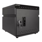 Manhattan iPad to 11 10-bay Charging Cabinet Desktop via USB-C Also other tablets and smartphones (with device to USB-C cable) B