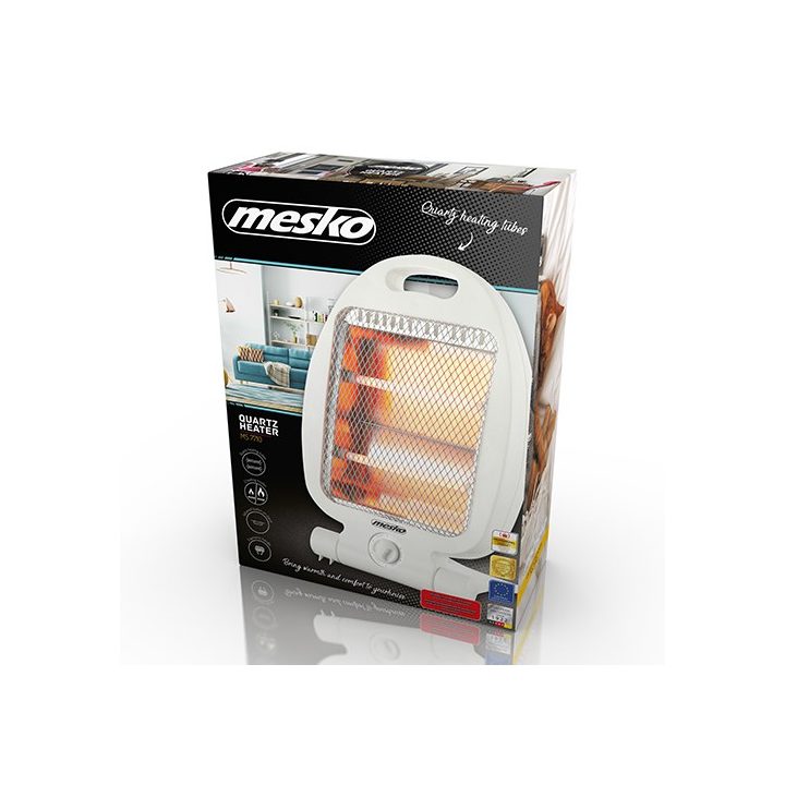 Mesko Radiatore elettrico al quarzo Home MS 7710 interno bianco 800 W