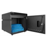 Manhattan iPad to 11 10-bay Charging Cabinet Desktop via USB-C Also other tablets and smartphones (with device to USB-C cable) B