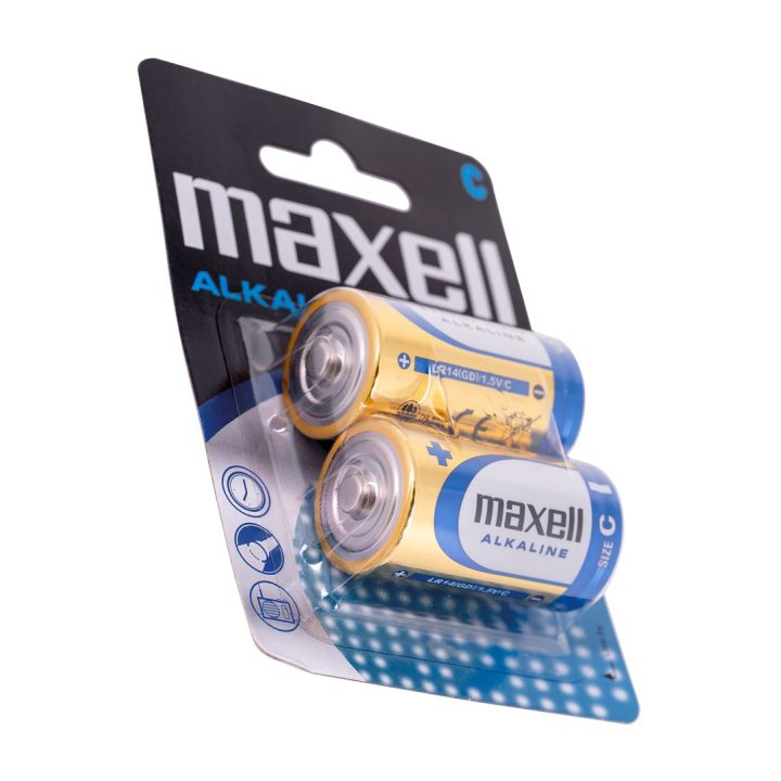 MAXELL battery alkaline LR14 2 pcs.