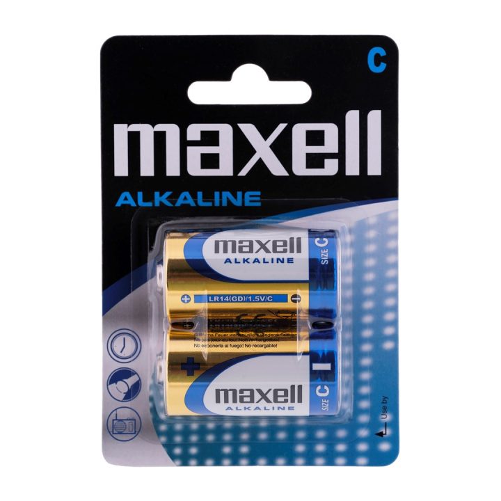 MAXELL battery alkaline LR14 2 pcs.