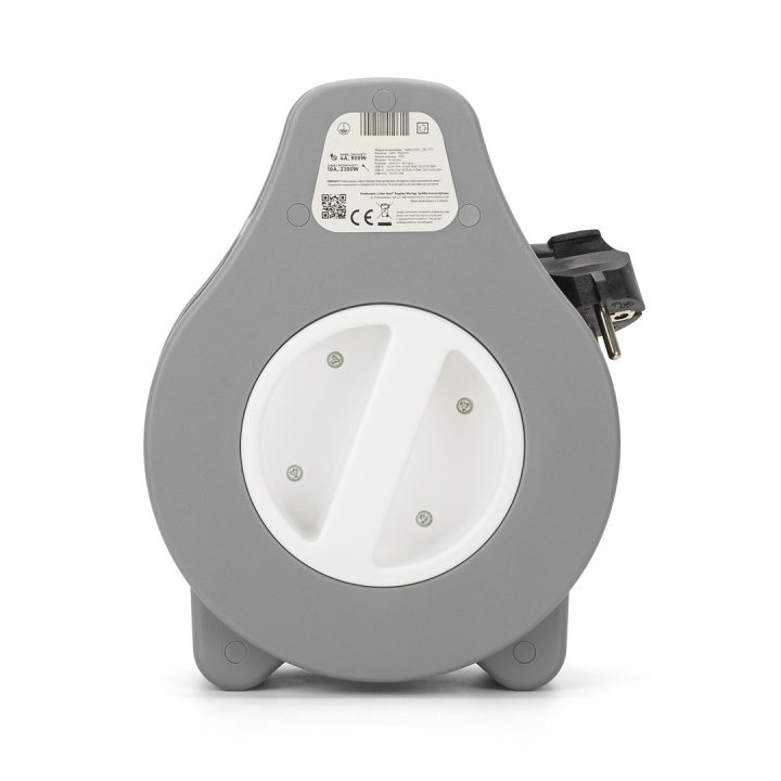 Montis Przedłużacz domowy zwijany 10m MT189 2 AC outlet(s)
