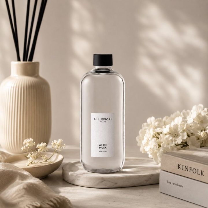 Refill for reed diffuser 250 ml WHITE MUSK MILLEFIORI