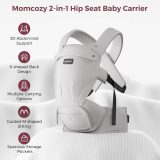 Momcozy Air Mesh Hip Seat Baby Carrier Grey