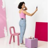 Ecomed 23603 makeup mirror Freestanding Round White
