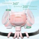 Momcozy portable stroller fan pink