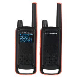 Motorola T82 Twin Pack two-way radio 16 channels Black Orange