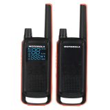 Motorola T82 Twin Pack two-way radio 16 channels Black Orange