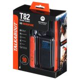 Motorola T82 Twin Pack two-way radio 16 channels Black Orange