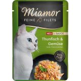 MIAMOR Fine Filets Tuna with vegetables in sauce - wet cat food - 100g