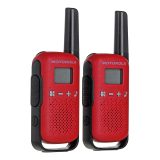 Motorola TALKABOUT T42 two-way radio 16 channels Black Red