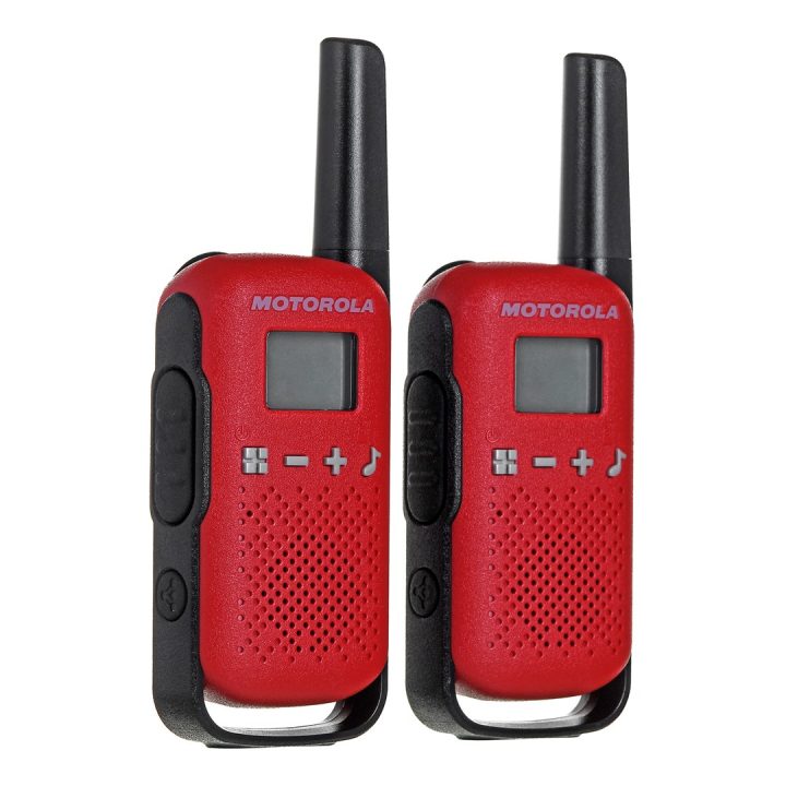 Motorola TALKABOUT T42 two-way radio 16 channels Black Red
