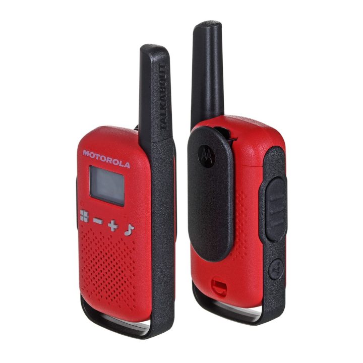 Motorola TALKABOUT T42 two-way radio 16 channels Black Red
