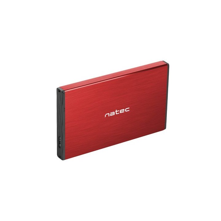 NATEC HDD ENCLOSURE RHINO GO (USB 3.0 2.5 RED)