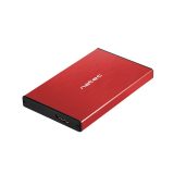 NATEC HDD ENCLOSURE RHINO GO (USB 3.0 2.5 RED)